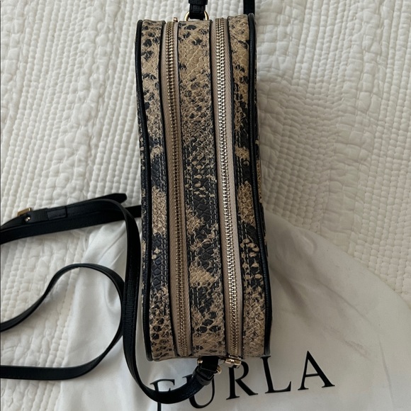 Furla Snakeskin Pattern Crossbody Bag - Picture 5 of 10